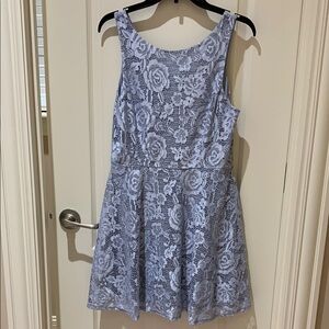 Floral Lace Sleeveless Dress